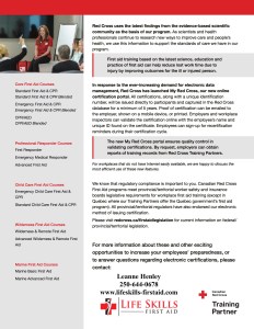 Red Cross LifeSkills First Aid